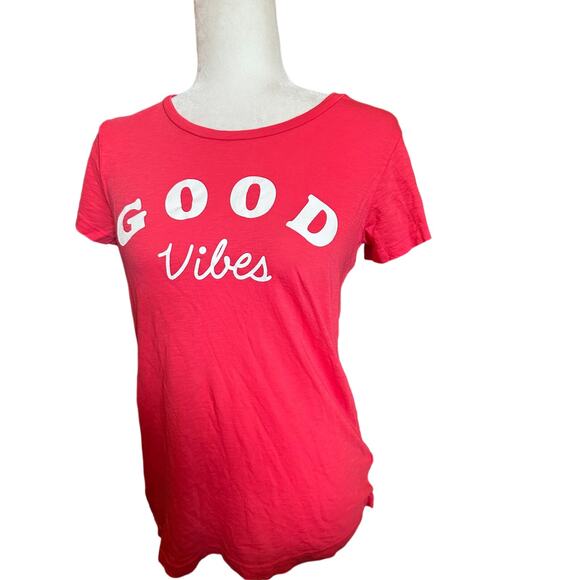 Sundry Good Vibes Graphic Tee Size XS NWOT - Picture 1 of 5